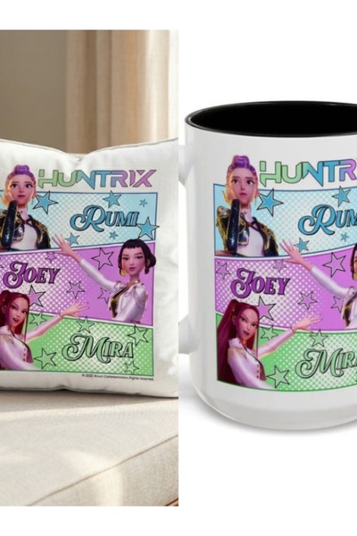 Emaazz LLC Kpop Demon Pillow + Mug Combo 2