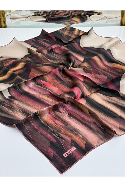 Armine Sura Silk Scarf Nostalgia Pink, Mink, Onion Shell