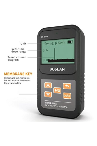BOSEAN Detector de radiații nucleare, poate detecta razele X, β, γ, dozimetru...
