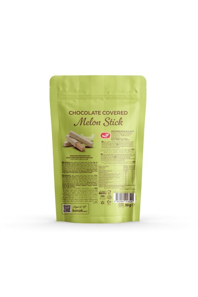 KONAK Beyaz Çikolata Kaplı Kavun Çubuğu 80 GR