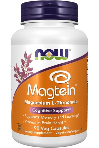 Now Foods, Magtein, 90 Veg Capsules