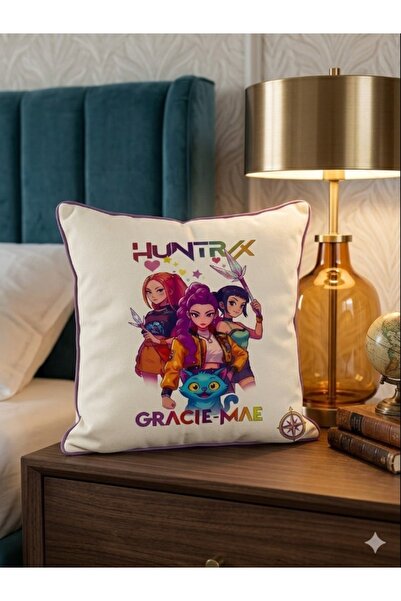 Emaazz LLC KPop Demon Star Pillow – Aesthetic Anime Cushion for Fans49