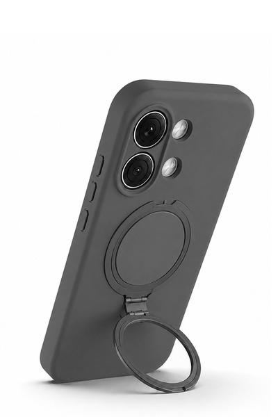 Nezih Case Xiaomi Poco X8 Pro Max Uyumlu İçi Kadife Stand Olabilen Halka Yüzü...
