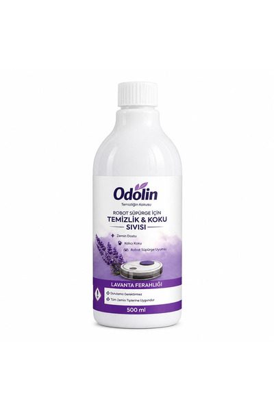 Odolin Robot Süpürge Temizlik ve Koku Sıvısı, Lavanta 500 ml
