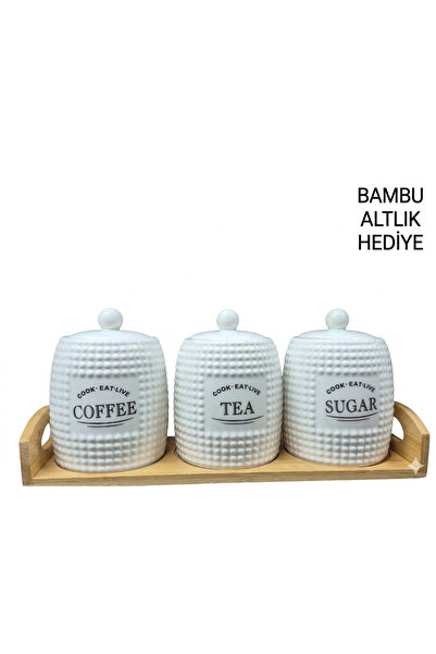 sfs elektrik Porcelain Jar Tea Sugar Coffee Pinterest Model Bamboo Base Is a ...