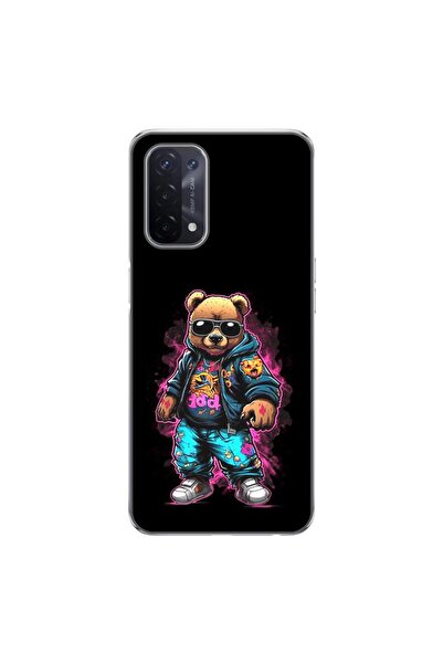 OEM Θήκη συμβατή με Oppo A54 5G, A74 5G, από σιλικόνη gel TPU, μοντέλο Bear C...