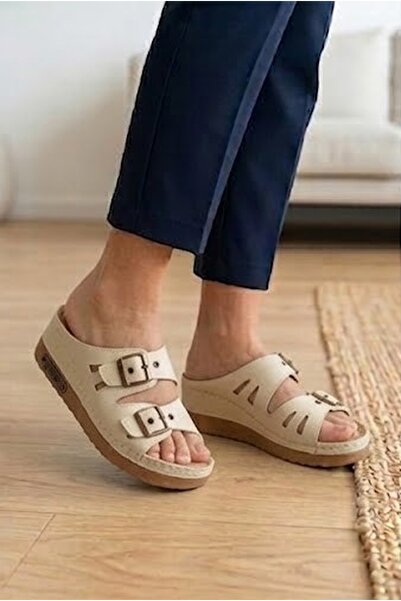 VIAJERO Unisex Ultra Comfort Anatomical Leather Slippers - a Must-Have for Su...