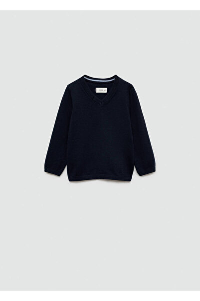 MANGO Baby Pullover mit V-Ausschnitt