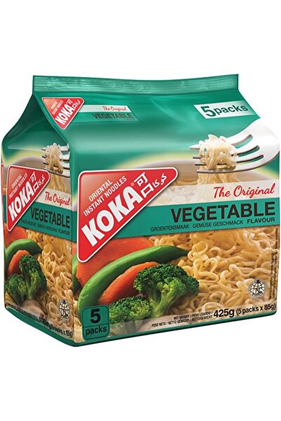 koka Vegetable Instant Noodles 5x85g Pack