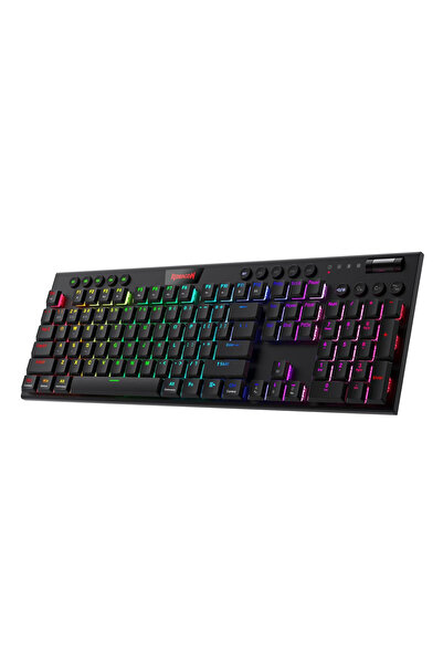 REDRAGON K618 Horus mekanik RGB klavye, Bluetooth/2.4 ghz Kablosuz Red Switch