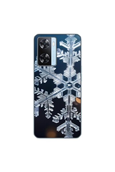 OEM Husa compatibila cu Oppo A57s Silicon Gel Tpu Model Big Snowflake