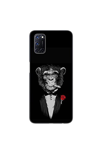 OEM Husa compatibila cu Oppo A72 Silicon Gel Tpu Model Cigar Monkey