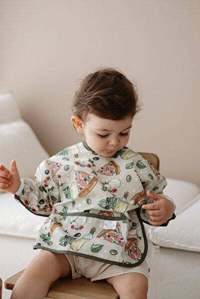 Oh La La Koala For Little Ones مريلة أنشطة مقاومة للسوائل بأكمام طويلة من بيت...