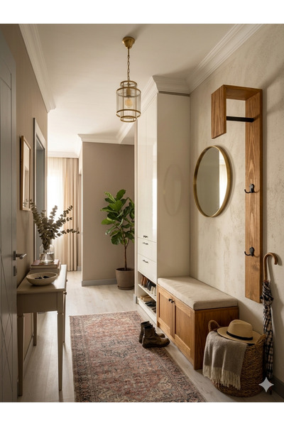 Home Ahşap Duvar Portmantosu