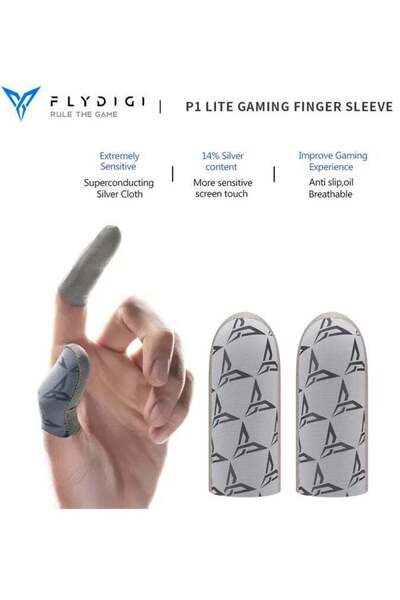 Fly DigiFlydigi Original P1 Lite Gaming Finger Sleeves – Ultra-Thin 0.3mm Fly...