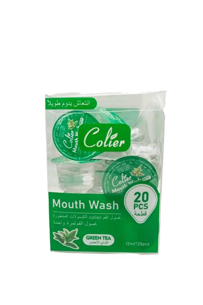 colier Green Tea Mouth Wash Cups – 20 Pcs