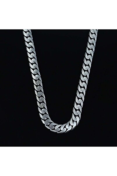MS Mercan Silver 925 Ayar Gümüş 10MM Kalın Erkek Ağır Zincir
