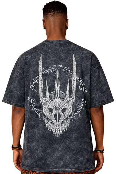 SEVBANO Design: the Lord of the Rings Movie Back Print Unisex Oversize Vintag...