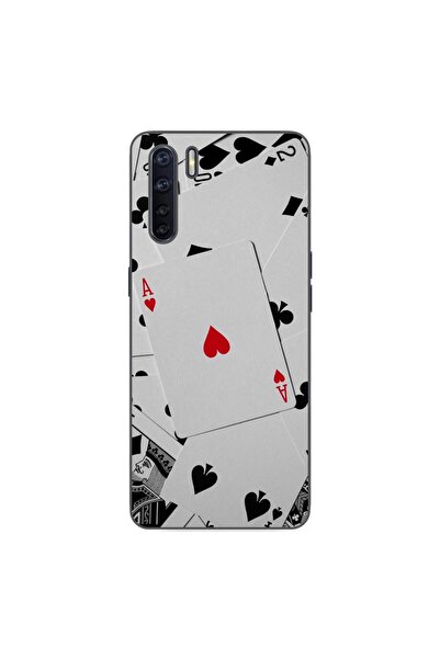 OEM Husa compatibila cu Oppo A91 Silicon Gel Tpu Model Carti Poker