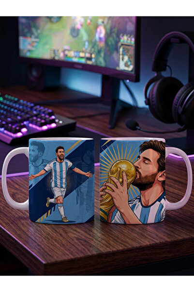 Vulpes Lionel Messi Milli Takım Tasarımlı Kupa Bardak - No.2