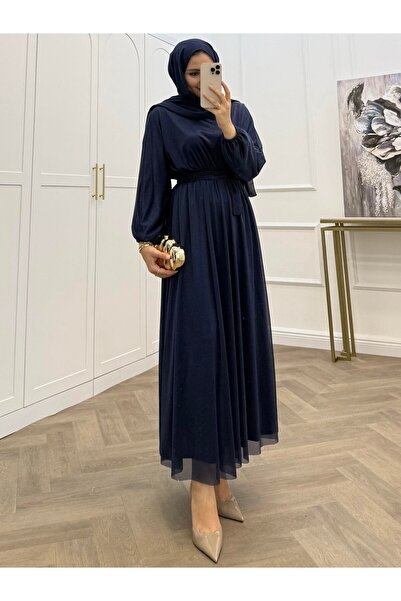 bezenstore SİMLİ TÜL ELBİSE