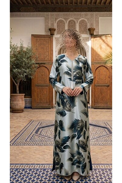 ISHRAQAT AL-AMAL Gelabah/Dress with a Patterned Design Suitable for Festivals...