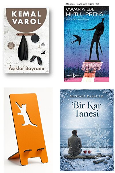 TÜRKİYE İŞ BANKASI KÜLTÜR YAYINLARI Lovers' Day + Happy Prince + Phone Holder...