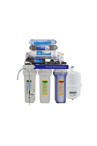 Generic 7 Stage RO Water Filter System with Alkaline Filter – Under Sink Reve...