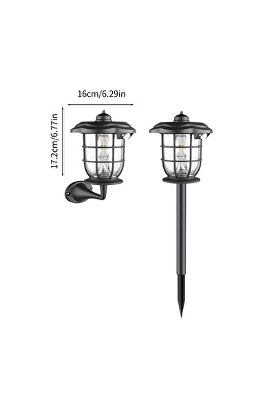 BaoBao Solara Outdoor 3in1 Lamp with Motion Sensor, Lantern, Garden Lamp or W...