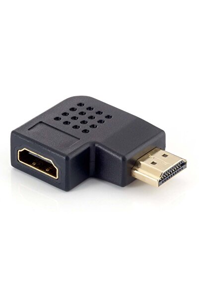 EQUIP Adaptor HDMI unghiular 1920x1080/60Hz St/Bu 90° negru, pungă de plastic