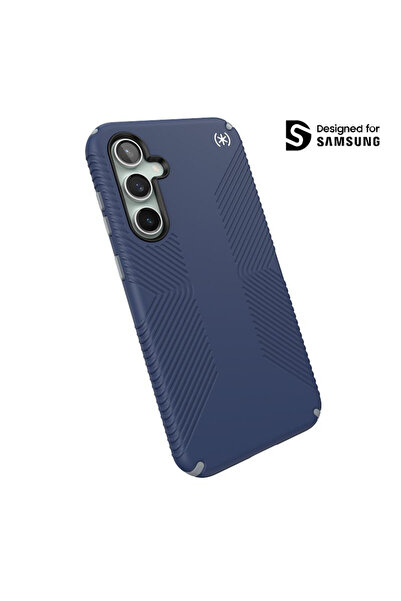 Speck Presidio2 Grip - Husă Samsung Galaxy S23 FE (Albastru Costier/Negru/Alb)
