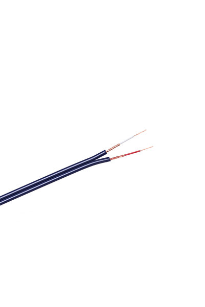 LP Kabel 2 x RCA-3mm niebieski