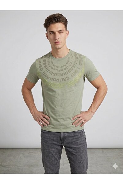 Guess Erkek Casual Slim Fit Kısa Kollu Tişört Z4RI09JR06K
