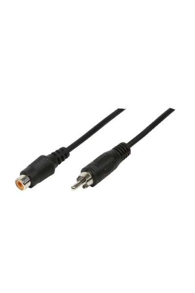 LogiLink AudioVerl. 1x Cinch -> 1x Cinch St/Bu 5.00m bk