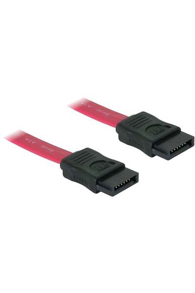 DELOCK SATA-Kabel SATA -> SATA St/St 0.30m rot