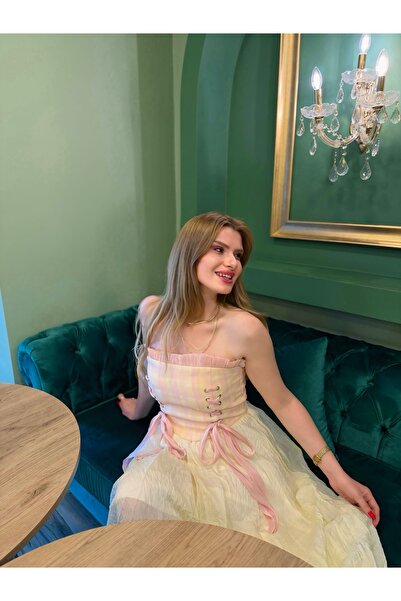Store Vintage Muse Ekose Tasarım Korse Büstiyer