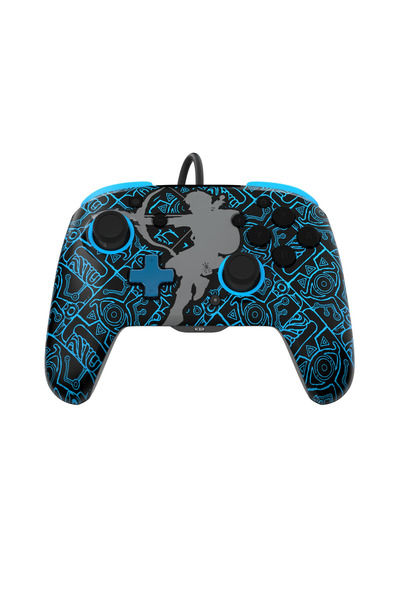 Pdp Controler cu fir pentru Nintendo Switch 2 și 1 Rematch, Link, fosforescent