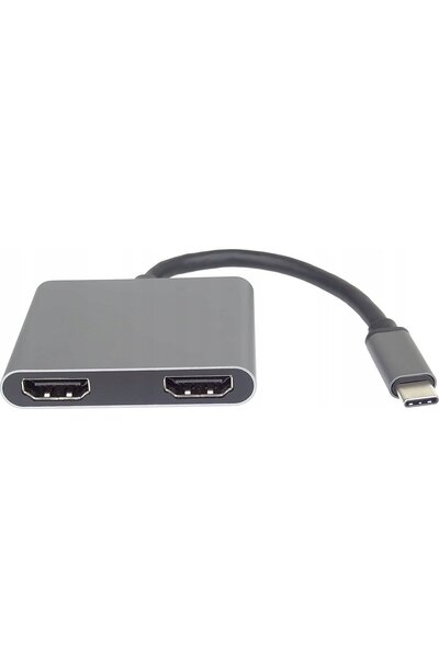 PremiumCord Adaptor MST USB-C la 2x HDMI, USB 3.0, PD, rozetă " (connector) o...