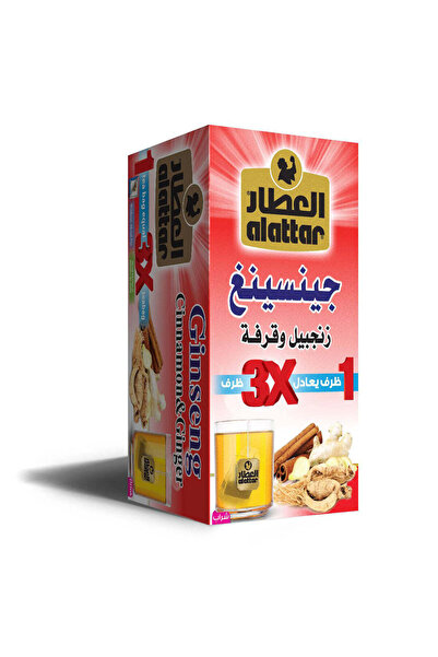 AL Attar Ginseng Cinnamon & Ginger Zero Sugar 20 Tea Bags 36 g