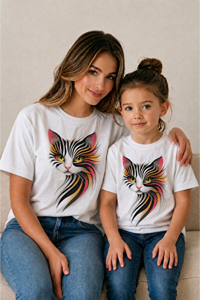 VODEXA Tricou supradimensionat pentru mamă și copil, combinație de tricouri, ...