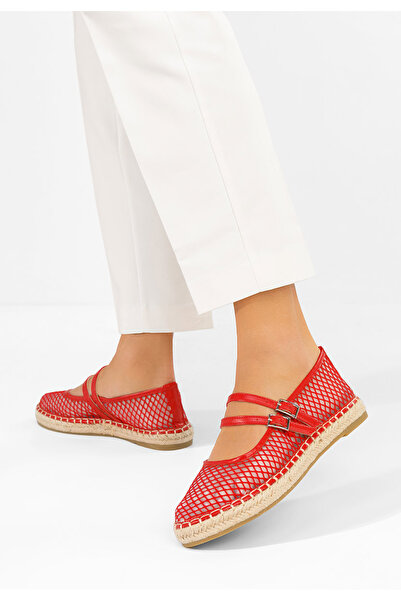 B T Shoes Nikia women's red Espadrilles