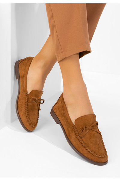 B T Shoes Mocassini de damă Senolia camel