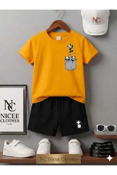 NC Nicee Clothes ΚΑΛΟΚΑΙΡΙΝΟ ΠΑΙΔΙΚΟ ΣΕΤ ΜΠΛΟΥΖΑΚΙ-ΣΟΡΤΣ ΟΥΝΙΣΕΞ (ΜΕ ΣΧΕΔΙΟ Π...
