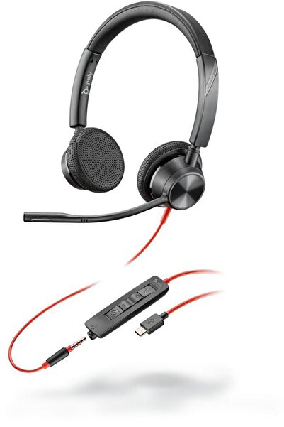 Poly Blackwire 3325 Căști USB-C certificate pentru Microsoft Teams