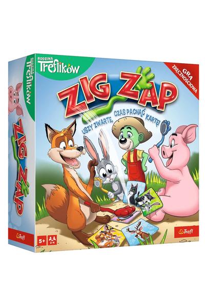 Trefl Gra Zig Zap Rodzina Treflik√≥w