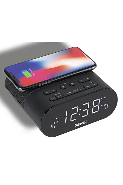 Denver Radiobudzik CRQ-107 cu inducție ≈ÇadowarkƒÖ