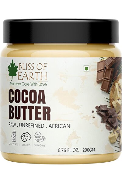 Bliss of Earth Cocoa Butter, Pure Natural Body Butter, 200g | Cosmetic & DIY ...