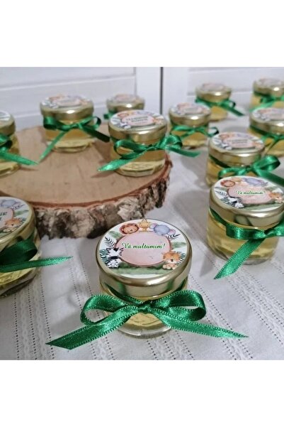 Invitatii Originale SAFARI μελιού - Σετ 10 τεμαχίων (άνω-κάτω)