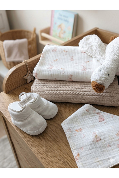 PURE BABY NATURA Baby Shower, Baby Gift Set, 5 Pieces