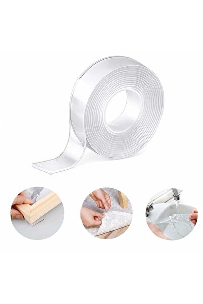Issa price for 2 pieces Adhesive Tape 4m x3cm, Transparent Double-Adhesive, R...
